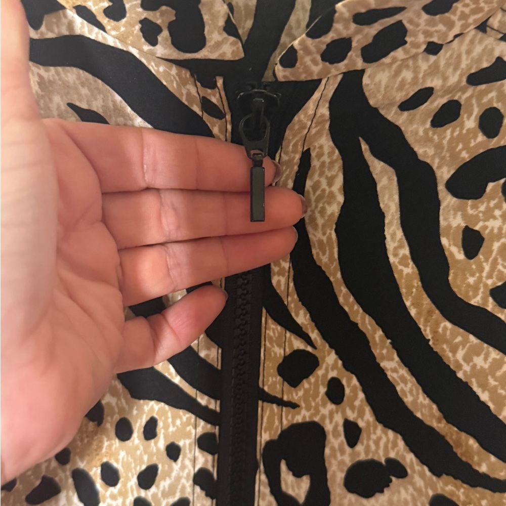 Wild Patterned Women's Bomber Jacket - image 3